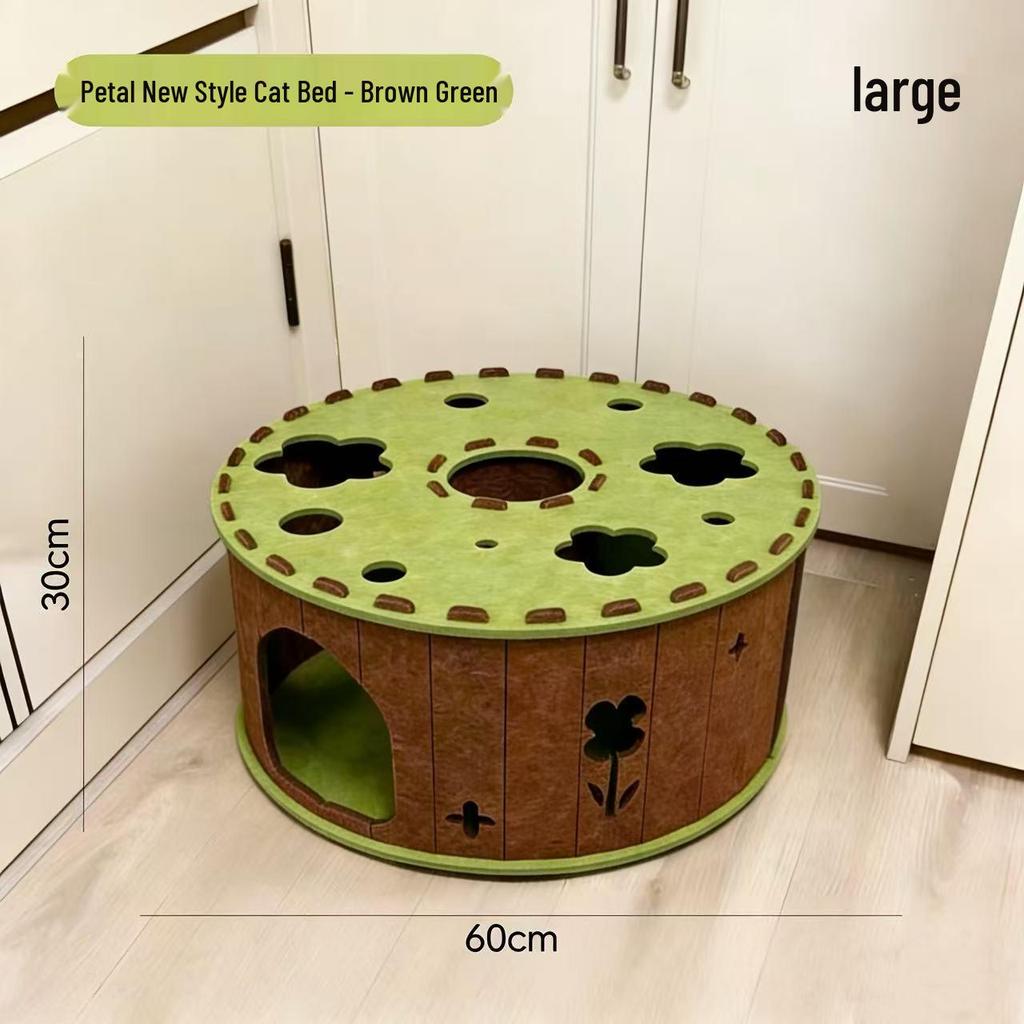 Cat Maze Tunnel & Nest: Sleep, Scratch, & Play Toy for Cats