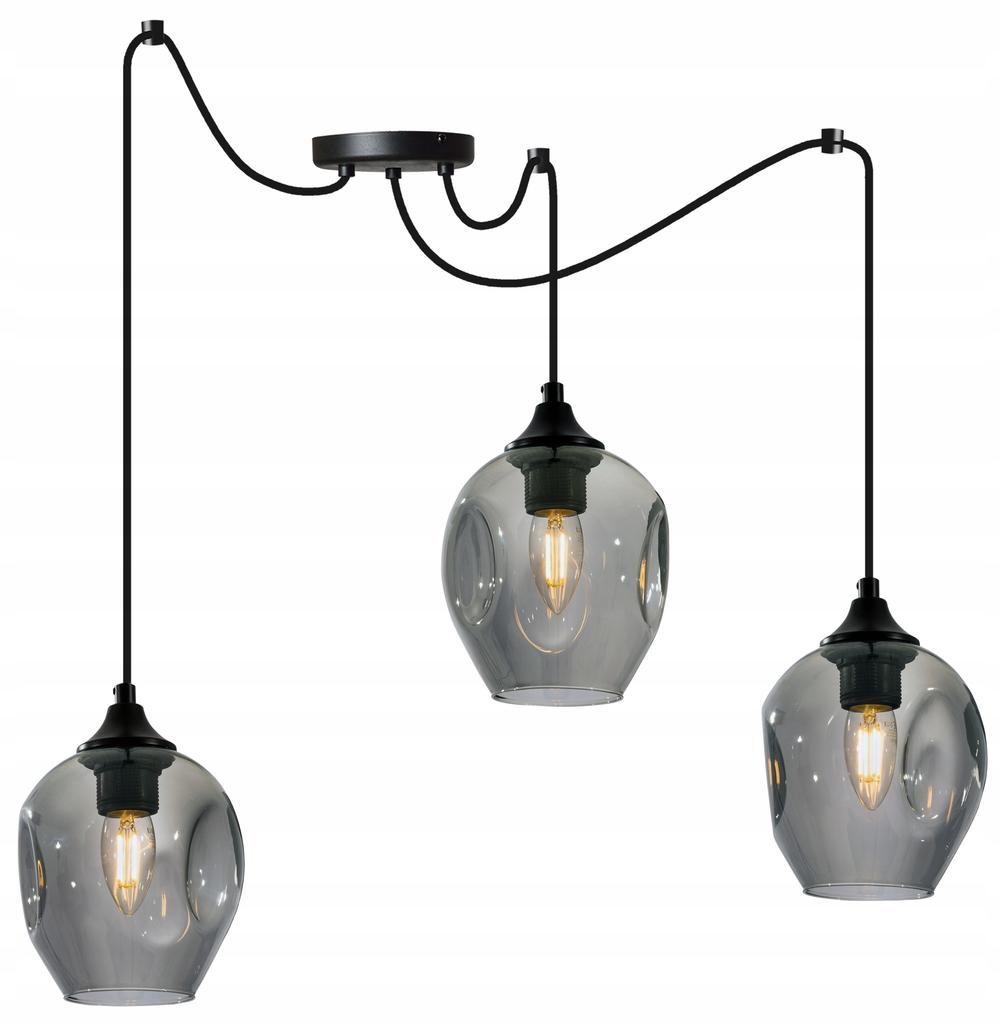 MODERN GLASS SPIDER CEILING HANGING LAMP