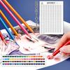 Roleness Colored 72 for Kids and Professional Colored Pencil Set with Soft Core and Sharpener Pencils, Colors, Oil-Based, Adults,