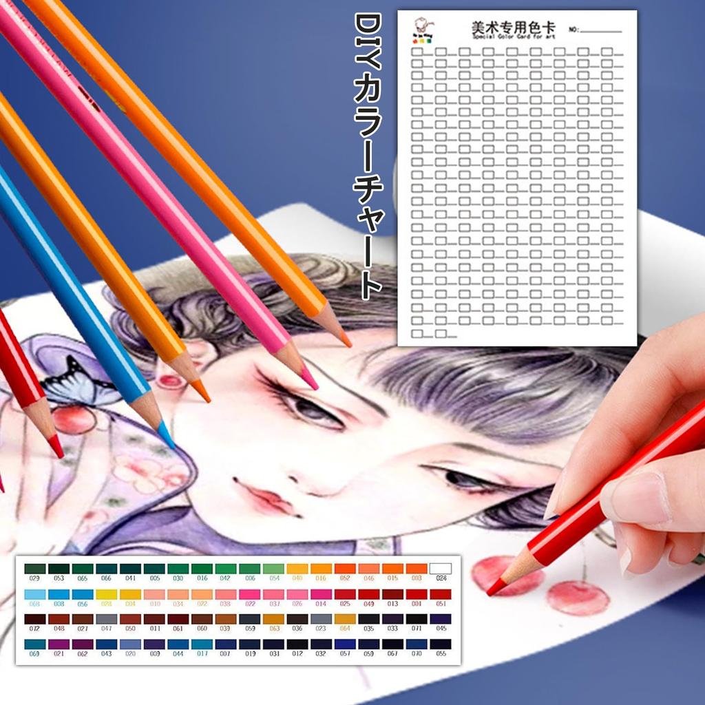 Roleness Colored 72 for Kids and Professional Colored Pencil Set with Soft Core and Sharpener Pencils, Colors, Oil-Based, Adults,