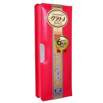 Kutsuwa Clarino Pencil CX128 Case, 1-Door, Red,