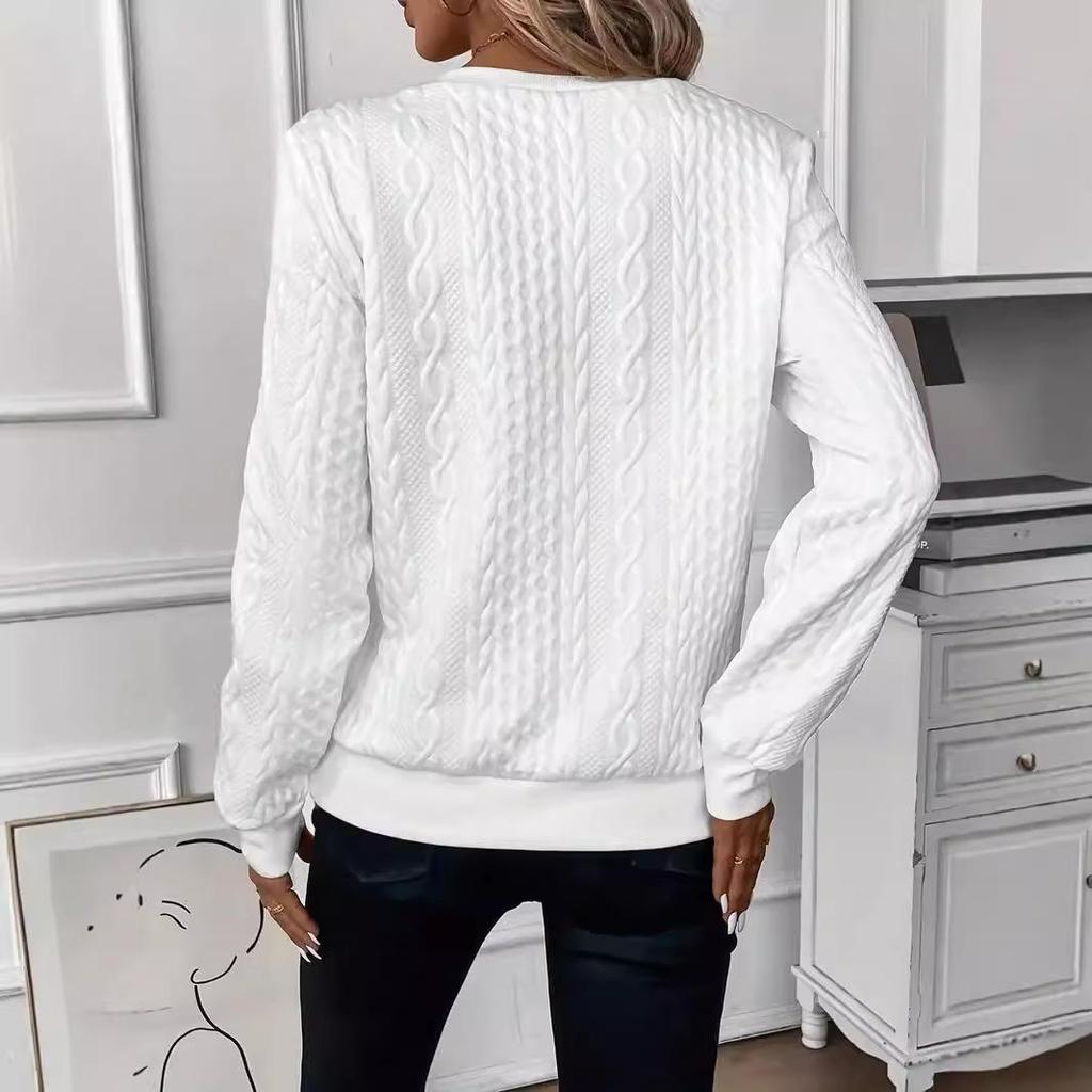 2024 Dámská prošívaná ležérní mikina s kapucí na zip - Evropský & Americký Korejský styl