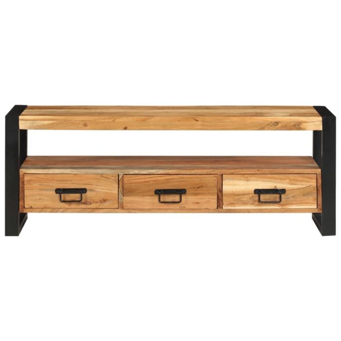 VidaXL TV Stand 120x30x45 Cm Solid Acacia Wood 351670