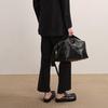 Less 2025 Autumn Merino Wool Straight Cropped Trousers