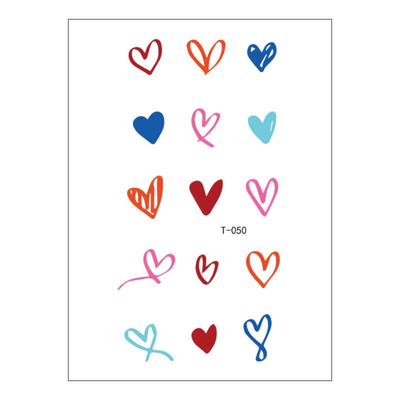 

Красивая наклейка Мультяшная наклейка-тату Милая временная наклейка-тату Маленькая свежая водостойкая наклейка-тату 75*140mm