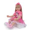 24 Inch Reborn Baby Dolls Cloth Body Princess Girl Real Looking Baby Dolls Boneca Reborn Long Hair For Kid Birthday Xmas Gift