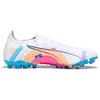 New PUMA Ultra 5 Collection MG Multi Ground Soccer Shoes Unisex White 108093-01