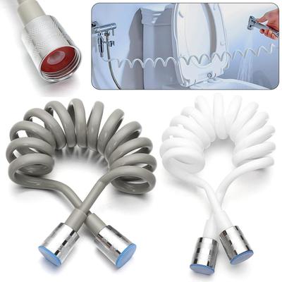 Anti-wrap Flexible Toilet Bidet Water Plumbing Spring Shower Hose Bath Sprayer Connect Pipe