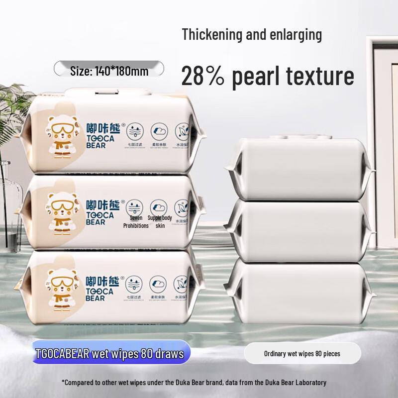 dukaxiong Baby & Kids Unscented Hand & Mouth Wet Wipes