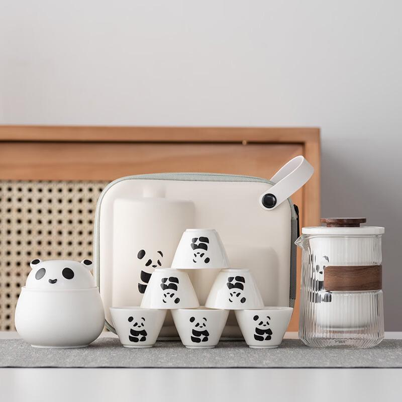 Panda Kung Fu Travel Tea Set