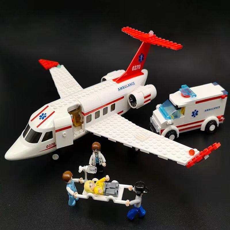 

Международный аэропорт гражданской авиации спасательный самолет Airbus создание самолетов строительные блоки кирпичи развивающие игрушки для детей