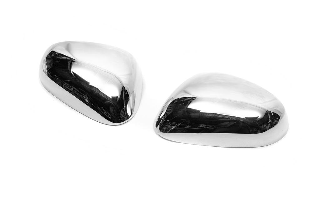 Covers for Mirrors (2000-2010, 2 Pieces, Stainless Steel) OmsaLine - ABS Plastic for Seat Leon