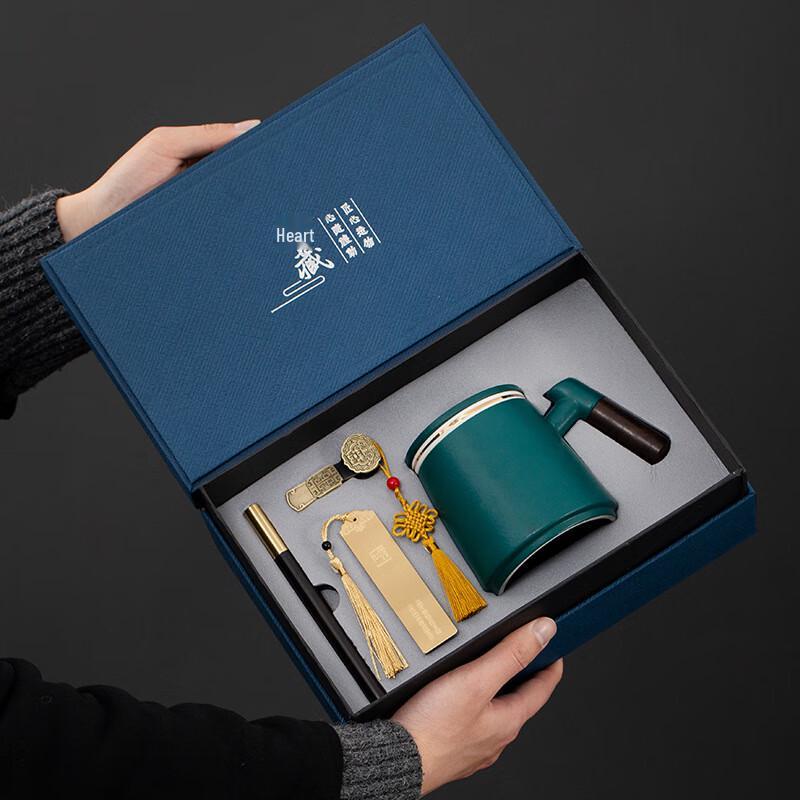 Chaxun Japanese Ceramic Tea Set with USB & Bookmark