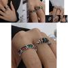 Unique Vintage Style Adjustable Rainbow Zircon Ring For Women Fashion Jewelry
