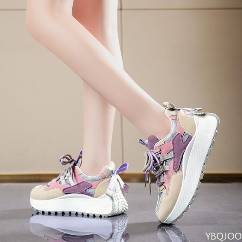 Summer running sports casual mesh breathable hollow out women's shoes simple comfortable non slip wear-resistant women's shoes