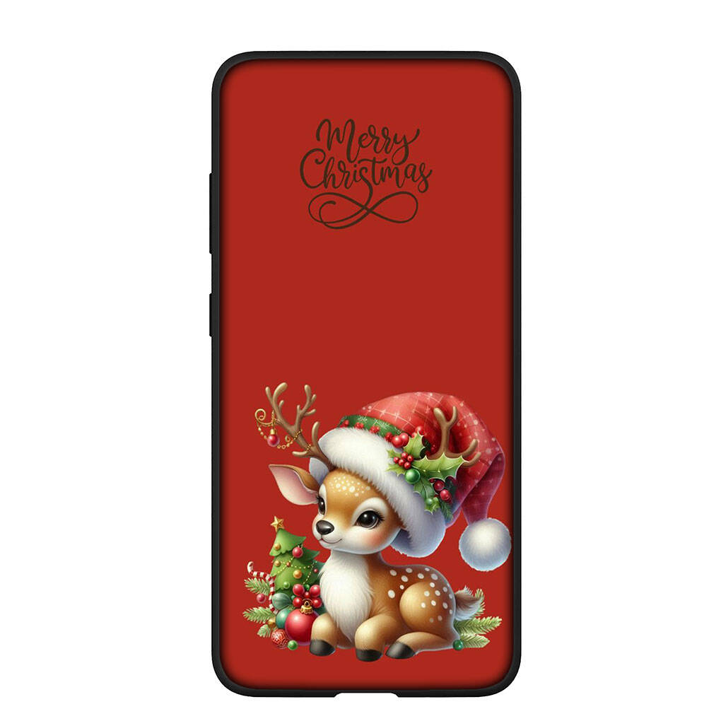 Phone Case for Samsung Galaxy S25 S23 S22 S24 Ultra FE A05 A06 A15 A16 A36 A37 A35 A54 A55 A56 A57 A25 A26 A53 A17 A52 Gift Merry Christmas Deer Cover