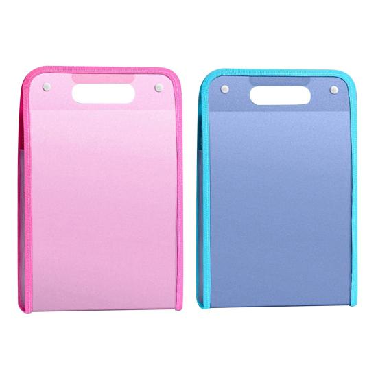 2Pcs Accordion File Organizer 13 Pockets Portable Document Receipt Organizer for A4 Files Waterproof Expanding Files Folder Schoolbag Office Supplies