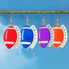 Rugby earrings, earrings, simple fashion and creative niche women's earrings, daily casual pie