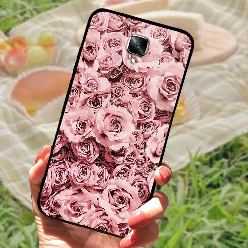 1+3 Case For Oneplus 3 3T Silicone Silicone Phone Case TPU Marble Full Protective Cover For One Plus 3 A3000 Shockproof Shell