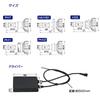 DELTA Direct MOTO LED Přední světlo mini 6000k 2000lm kompatibilní pro mini motocykly H4/HS1 AC/DC12V (D-2094)