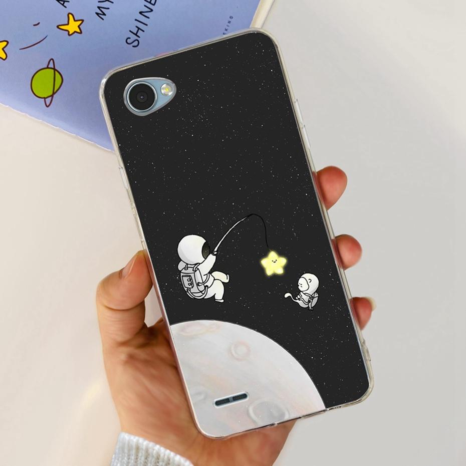 For LG Q6 Q6a Q6+ M700 X600K X600L X600S Cute Flower Cat Painted Phone Case For LG Q6 Plus Q 6 Alpha Soft Silicone TPU Cases