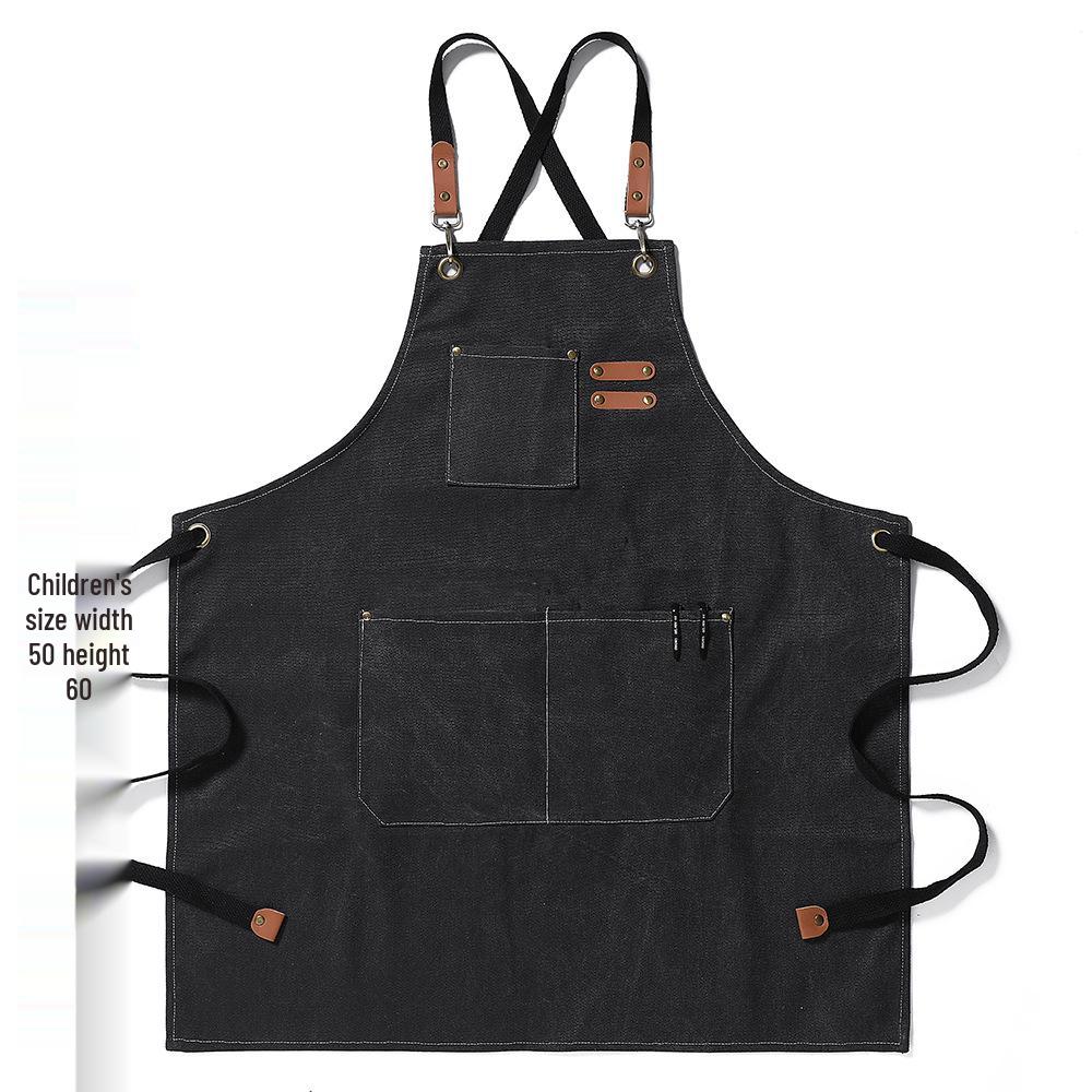 Tablier de travail en toile avec logo personnalisé: Multi-poches, Épaissi, et Résistant à l'usure