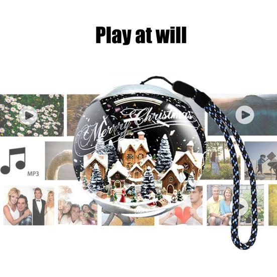 2.7" Memory Sphere Lamp Christmas Clear Ball Video Player 3D Memory Orb Lamp Personalized Uploadable Videos Photos Gifts for Christmas Anniversary