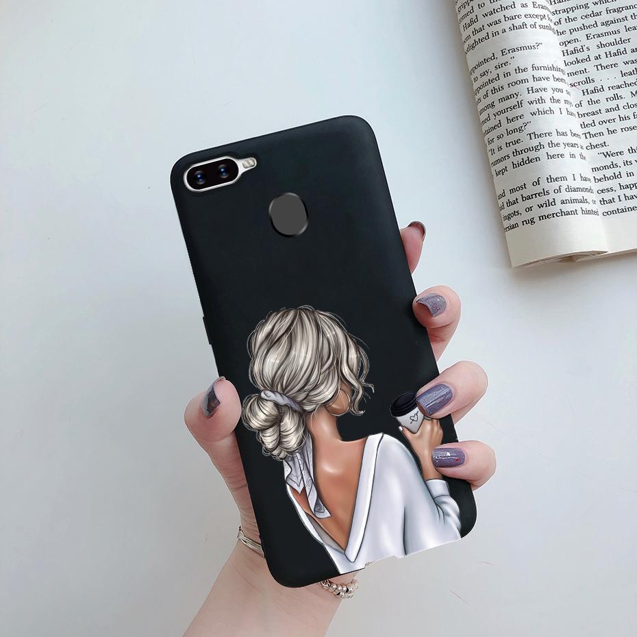 Case For OPPO A5S Back Cover Soft Candy Silicone Pretty Girls Phone Case For OPPO A5S AX5S A7 2018 AX7 A7N A12 Cover Coque Funda