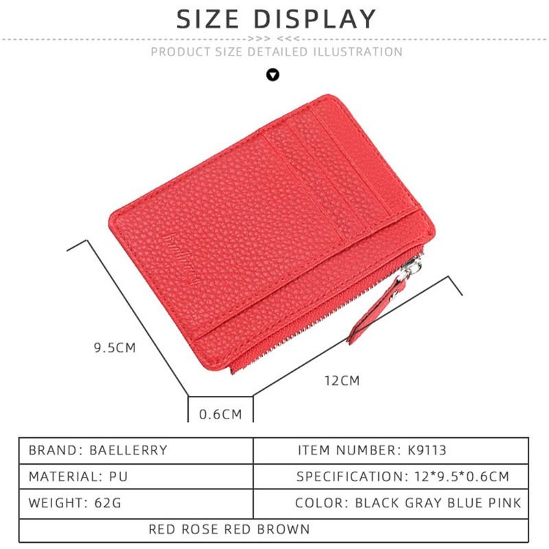 Card Id Men Baellerry Women Holder Driver License Bank Card Holder Wallet