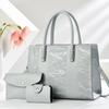 New Striped Color-block Personalized Simple Versatile Mother-and-child Bag, Single-shoulder Handheld, High-quality Large-capacity Bag