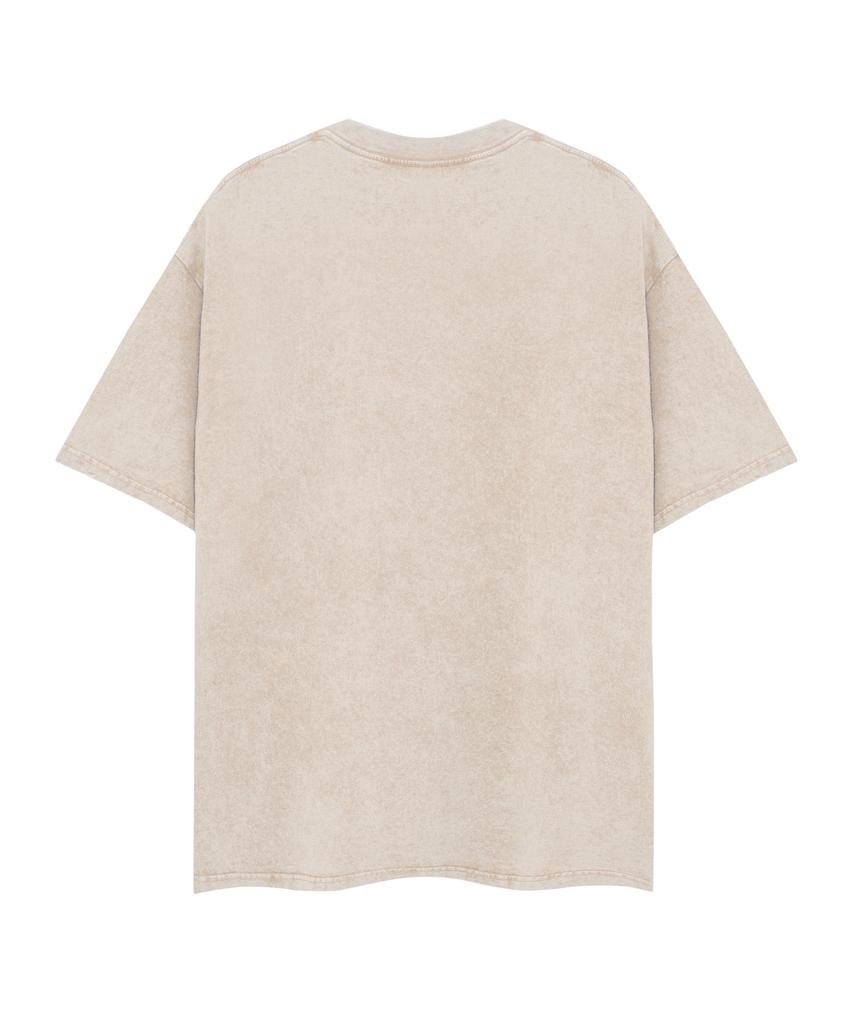 STANDARDERROR 87-Stan320 Skateboard Boy Crack Pigment Short Sleeve T-Shirt (3 Colors)