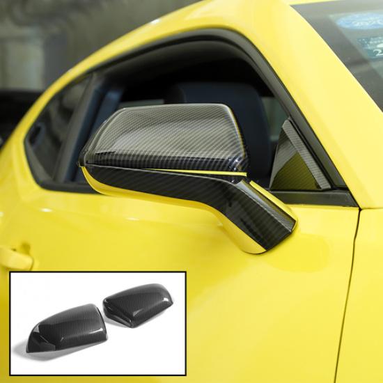 Rearview Top Side Mirror Cover Accessories For Chevrolet Camaro 17+ Carbon Fiber