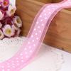 25mm 5meters Organza Ribbon Christmas Wedding Decor Hair Bow Chiffon Lace Ribbon Gift Bouquet Decoration DIY Sewing Fabric