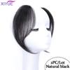 Natural Invisible False Middle-part Bangs Hair Extensions Clip In the Front Side Bangs Synthetic Fake Fringe Hairpiece