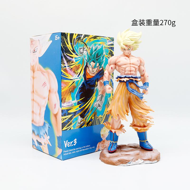 28cm Dragon Ball Z Figure Goku Anime Figures Super Saiyan Goku Gk Statue Gokou PVC Model Toys Doll Collectible Gifts