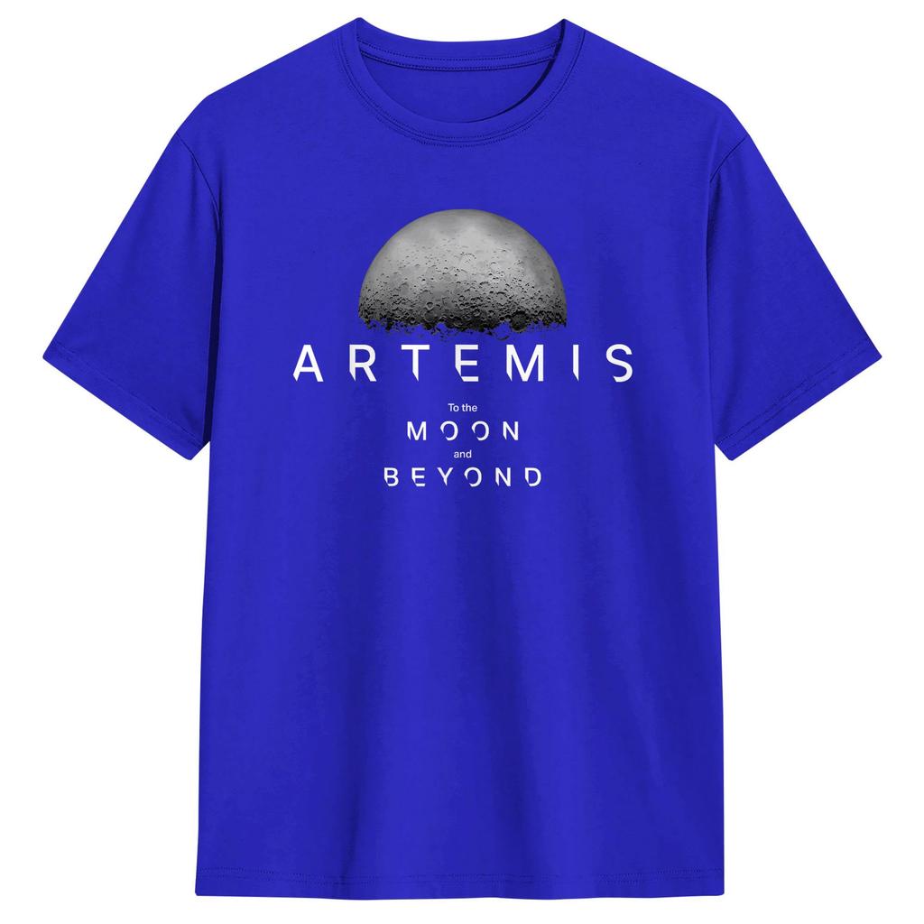 Artemis 1 Launch Mission To The Moon And Beyond Tshirts Hip Hop Summer Tees Streetwear Pure Cotton Tops Plus Size 5xl