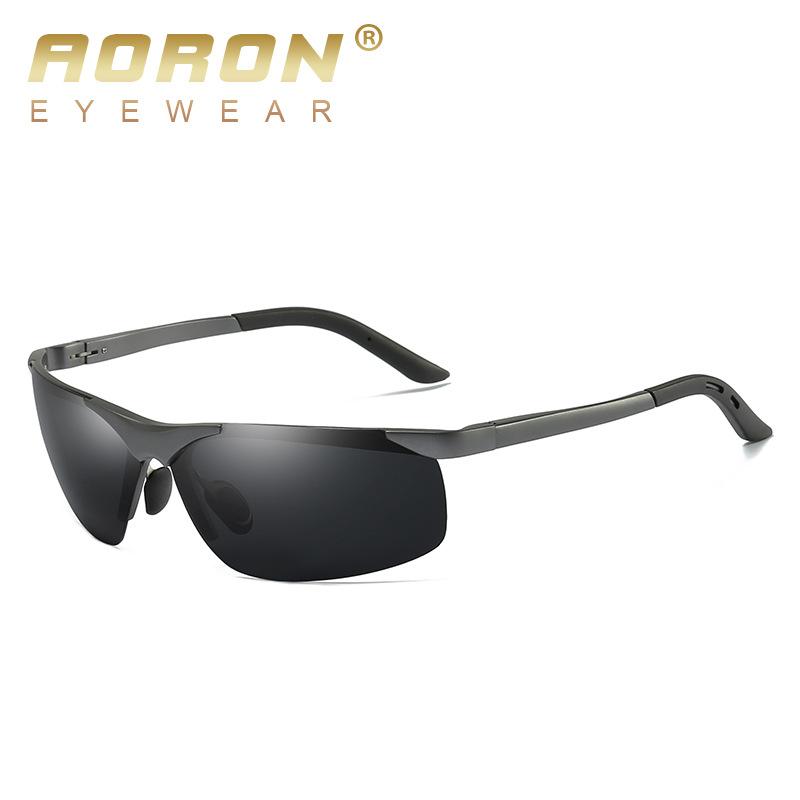 aoron More Than 100 Colors Polarized Sunglasses for Men Women Fashion Design Metal Frame Outdoor UV400 Anti Glare Driving Glasses
