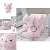 Charming Pink Pig Plush Doll Keychain Soft Fur Accessory For Best Friends Gifts
