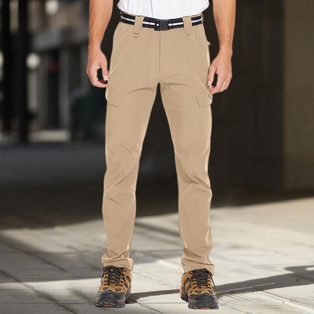 Men's Outdoor Quick-Dry Pants, Lightweight Waterproof Hiking Pants For Summer, Wear-Resistant And Tear-Resistant Trekking Pants