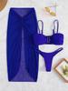 2023 European & American Three-Piece Swimsuit: Women's Bikini Set