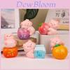 Fruit Pig Resin Craft Car Decor Cute Tabletop Figurine For Gifts And Collectors
