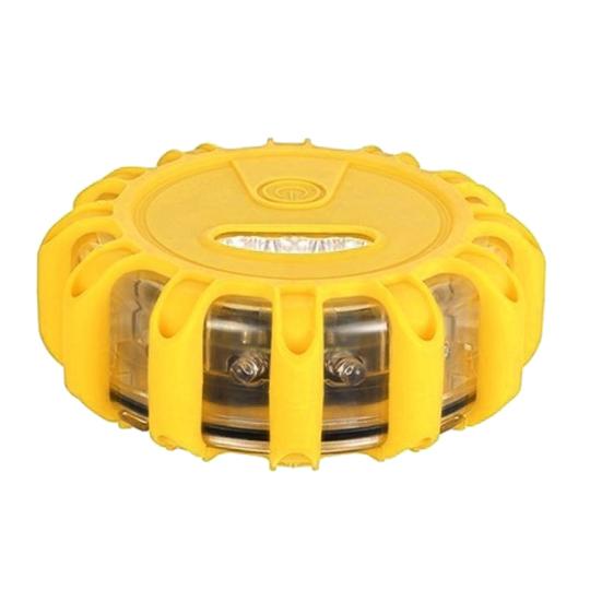 LED Magnetic Circular Emergency Flashing Warning Roadside Safety Light Lamp