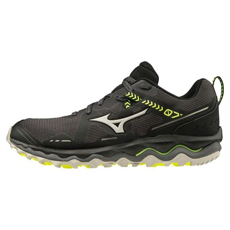 Mizuno Wave Mujin 7 Non-Slip Wear-Resistant Breathable Low-Top Running Shoes Men sneaker Black Yellow J1GJ207039