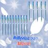 16pcs Press 0.7mm Round Ballpoint Pen Free Horse Round Ballpoint Pen Black Blue Red Ballpoint Pen Quick Drying Writing Smooth