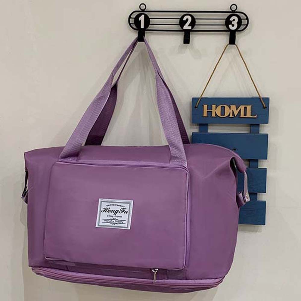 Fitness Pouch Oxford Cloth Travel Bag Foldable Large Capacity Handbag  Family Vacation