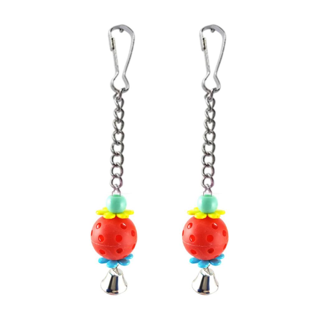 2x Pet Bird Toys Funny Strong Cage Colorful Toys for Macaw Cockatoo Lovebird