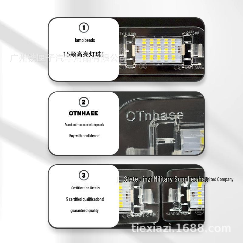 Mercedes-Benz B-Class W242 W246 LED Sada pro vylepšení osvětlení SPZ