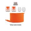 Colorful No-Tie Elastic Shoelaces with Pig Nose Buckle for Kids