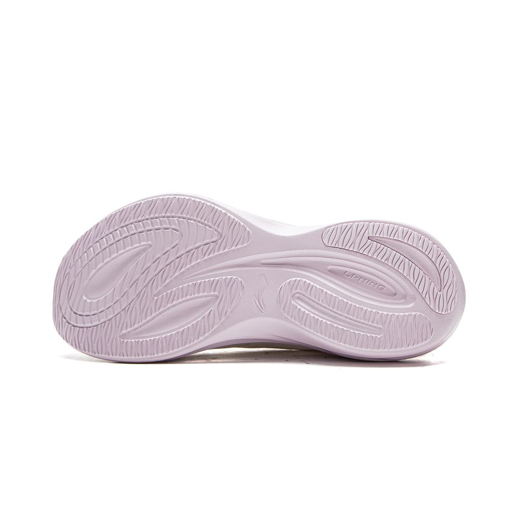 LiNing Lingbo V2 Thick Sole Increased Height Soft Rebound Casual Running Shoes Women Sneakers Cloud-White ARSV104-1