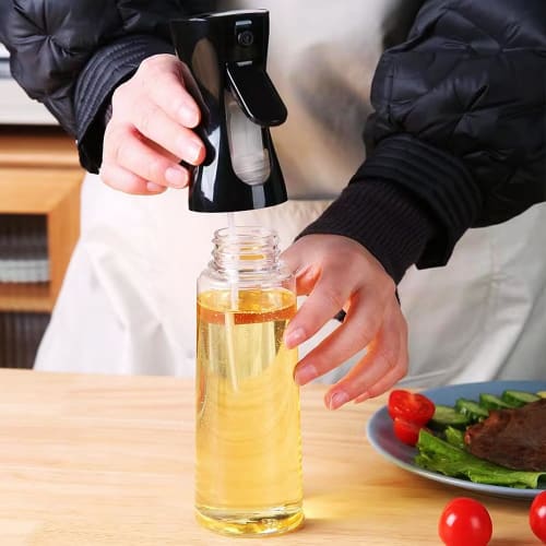 2 Large 220ml Olive Oil Sprayers for Cooking, Widely Used for BBQs, Air Fryers, Canola Oil Spritzers, and More. Kitchen Gadget Accessories.